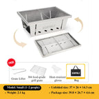 1s Folding Camping BBQ Grill - Fitting IGT Table