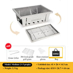 1-Second Fold Camping BBQ Grill / IGT-Compatible