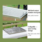 1s Folding Camping BBQ Grill - Fitting IGT Table