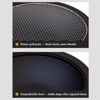 3-in-1 Foldable Charcoal Fire Pit Grill Table