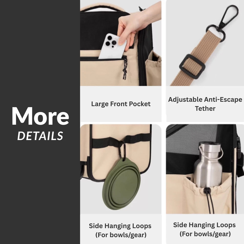 2-In-1 Pet Bike Carrier For Brompton