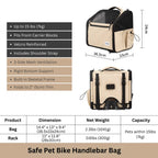 2-In-1 Pet Bike Carrier For Brompton