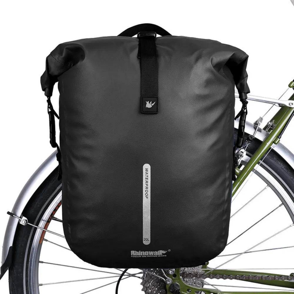 Waterproof 3-in-1 Convertible Bike Pannier Backpack
