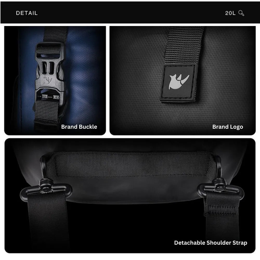 Waterproof 3-in-1 Convertible Bike Pannier Backpack