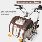 3-in-1 Pet Bike Carrier & Backpack For Brompton