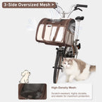 3-in-1 Pet Bike Carrier & Backpack For Brompton