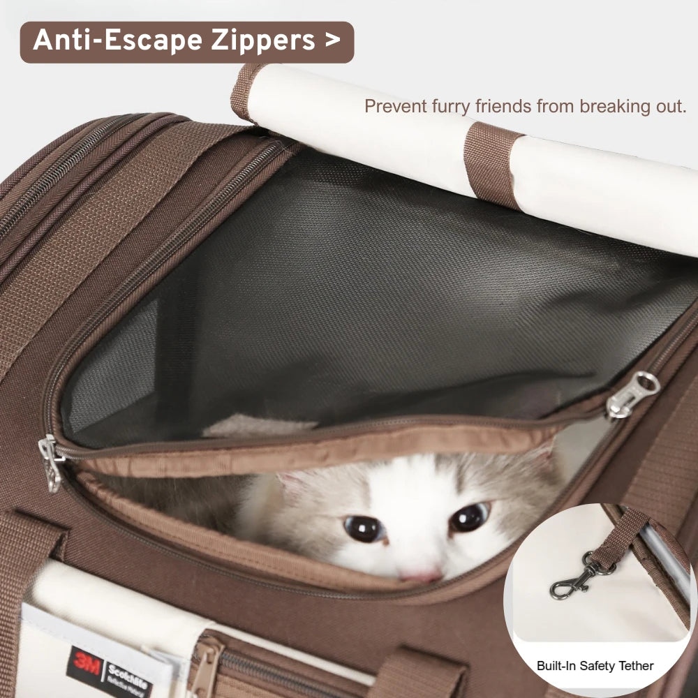 3-in-1 Pet Bike Carrier & Backpack For Brompton