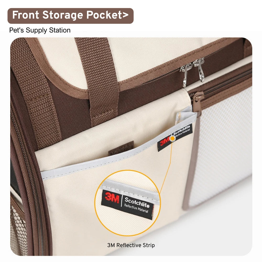 3-in-1 Pet Bike Carrier & Backpack For Brompton