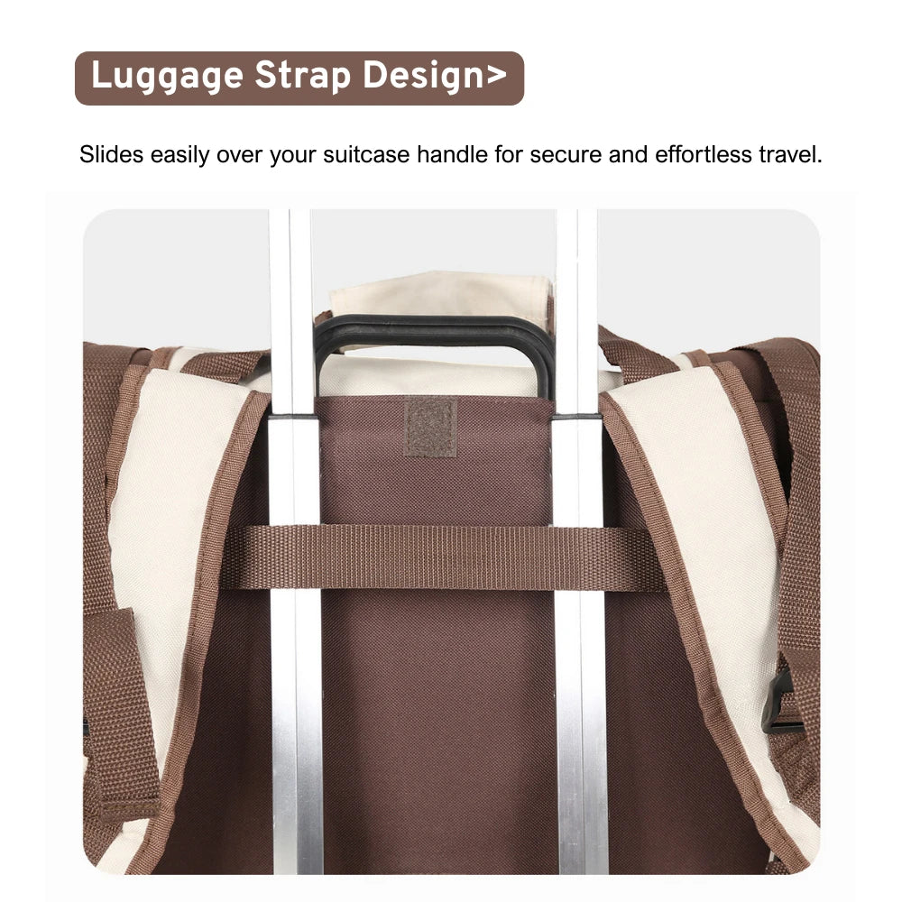 3-in-1 Pet Bike Carrier & Backpack For Brompton