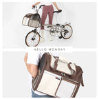 3-in-1 Pet Bike Carrier & Backpack For Brompton