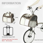 3-in-1 Pet Bike Carrier & Backpack For Brompton