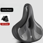 33cm Extra Wide Thick Bicycle Seat With Dual Shock Balls