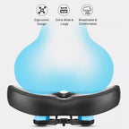 33cm Extra Wide Thick Bicycle Seat With Dual Shock Balls