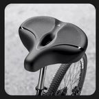 33cm Extra Wide Thick Bicycle Seat With Dual Shock Balls