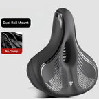 33cm Extra Wide Thick Bicycle Seat With Dual Shock Balls