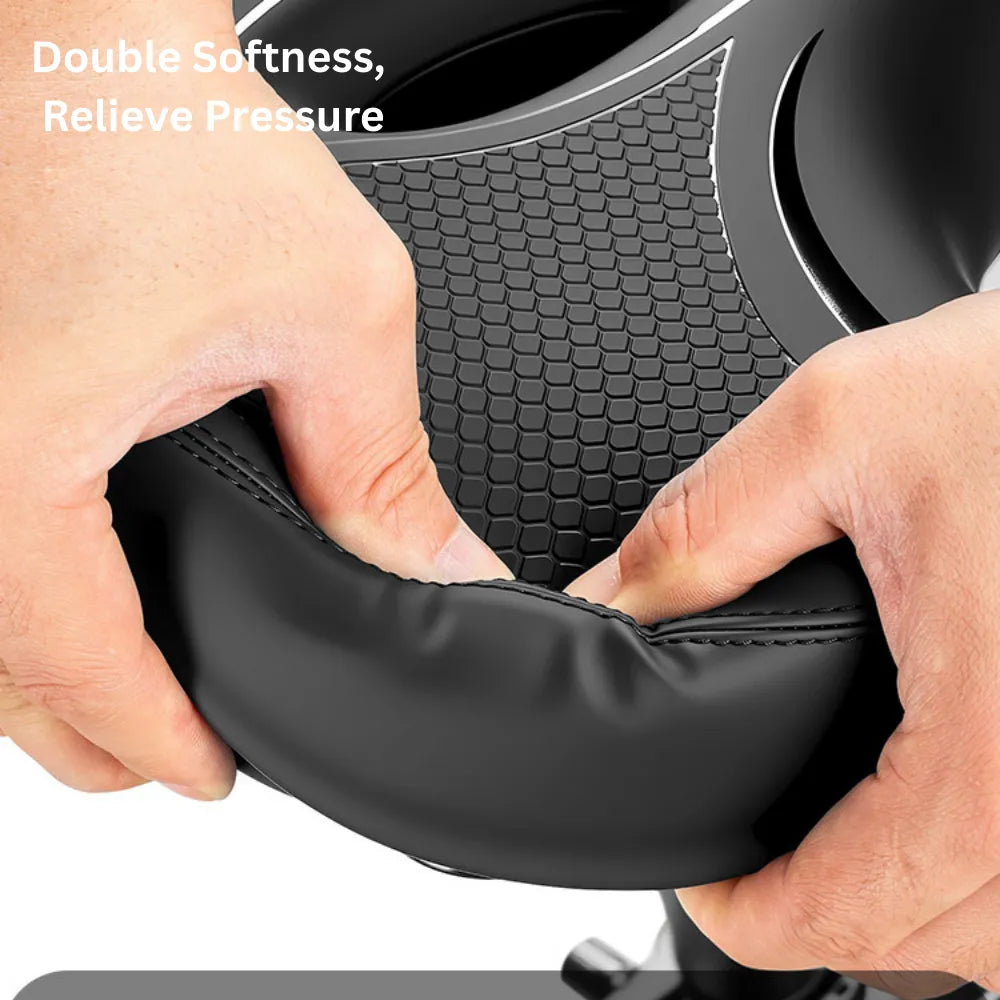 33cm Extra Wide Thick Bicycle Seat With Dual Shock Balls