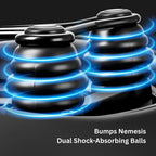 33cm Extra Wide Thick Bicycle Seat With Dual Shock Balls