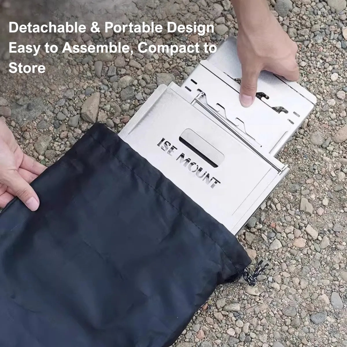 All-in-One Portable Camping Stove (BBQ & Stew)