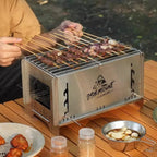 All-in-One Portable Camping Stove (BBQ & Stew)