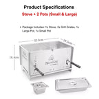 All-in-One Portable Camping Stove (BBQ & Stew)