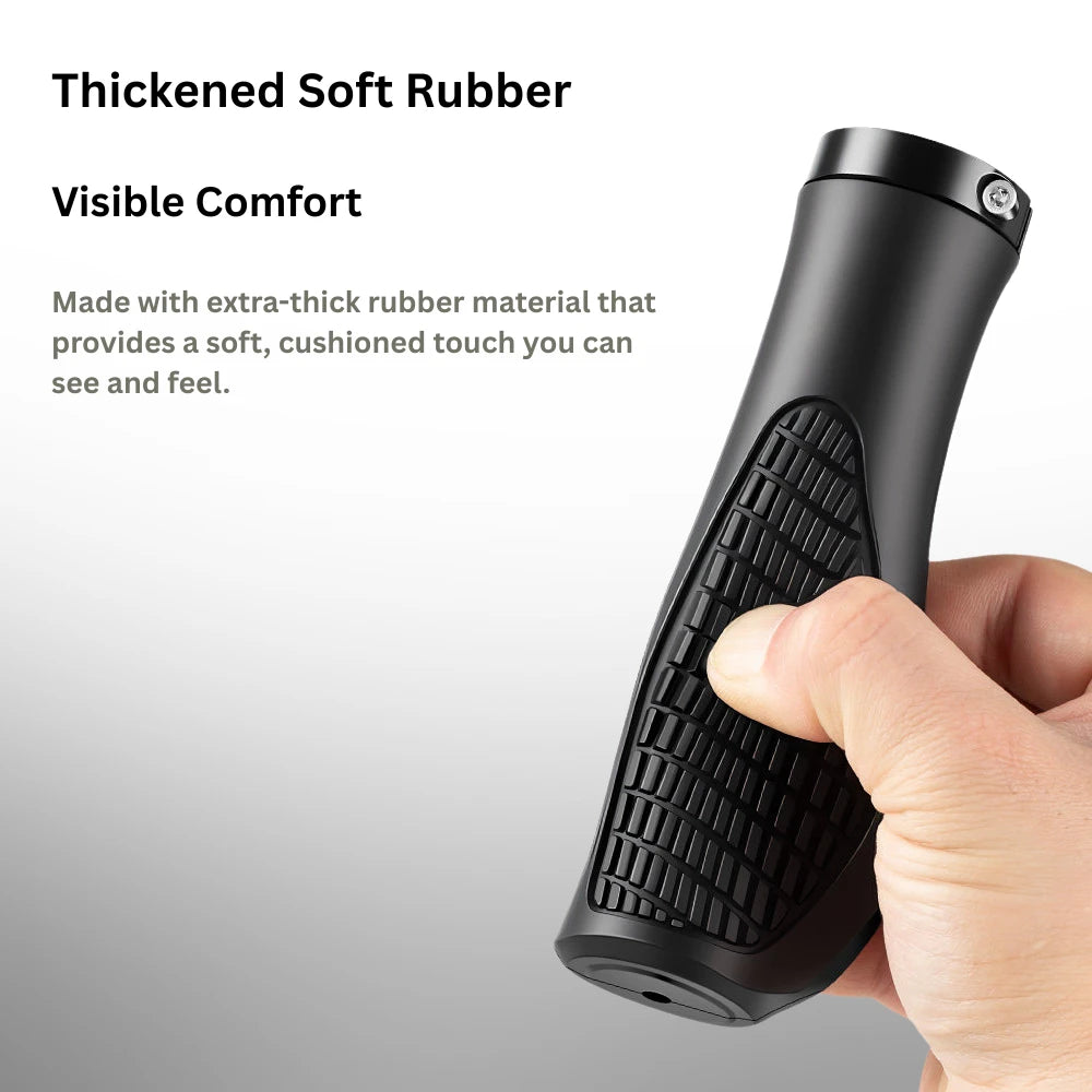 Anti-Slip Ergonomic Rubber Bike Grips