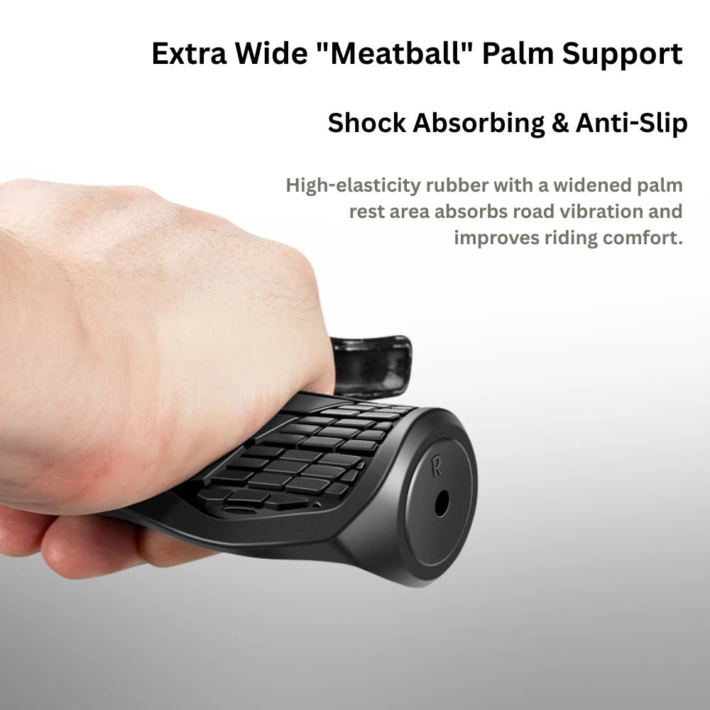 Anti-Slip Ergonomic Rubber Bike Grips