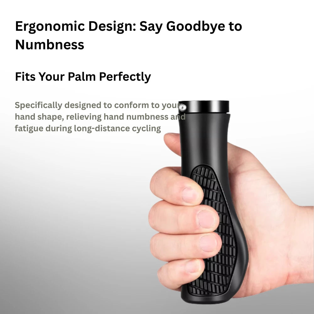 Anti-Slip Ergonomic Rubber Bike Grips