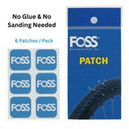 FOSS Glueless Self-Adhesive Bicycle Inner Tube Patches