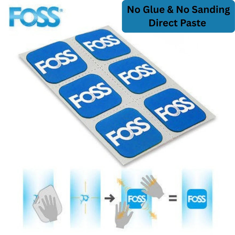 FOSS Glueless Self-Adhesive Bicycle Inner Tube Patches