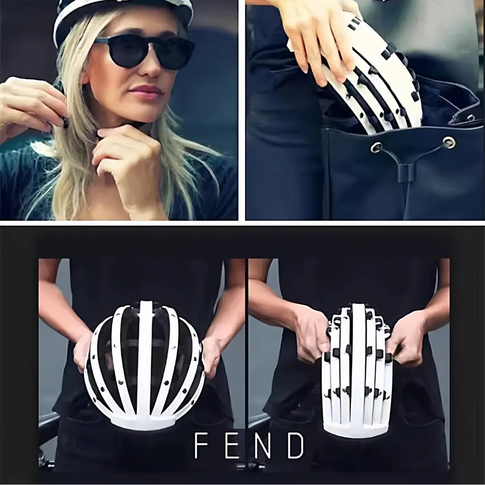 Foldable Bike Helmet Integrated Molding 18 Vents Breathable Safety