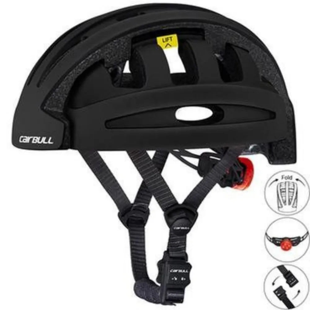 Foldable Bike Helmet Integrated Molding 18 Vents Breathable Safety