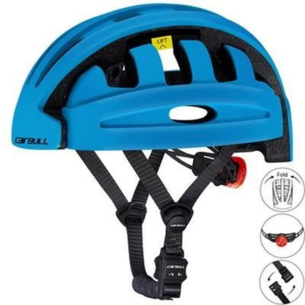 Foldable Bike Helmet Integrated Molding 18 Vents Breathable Safety