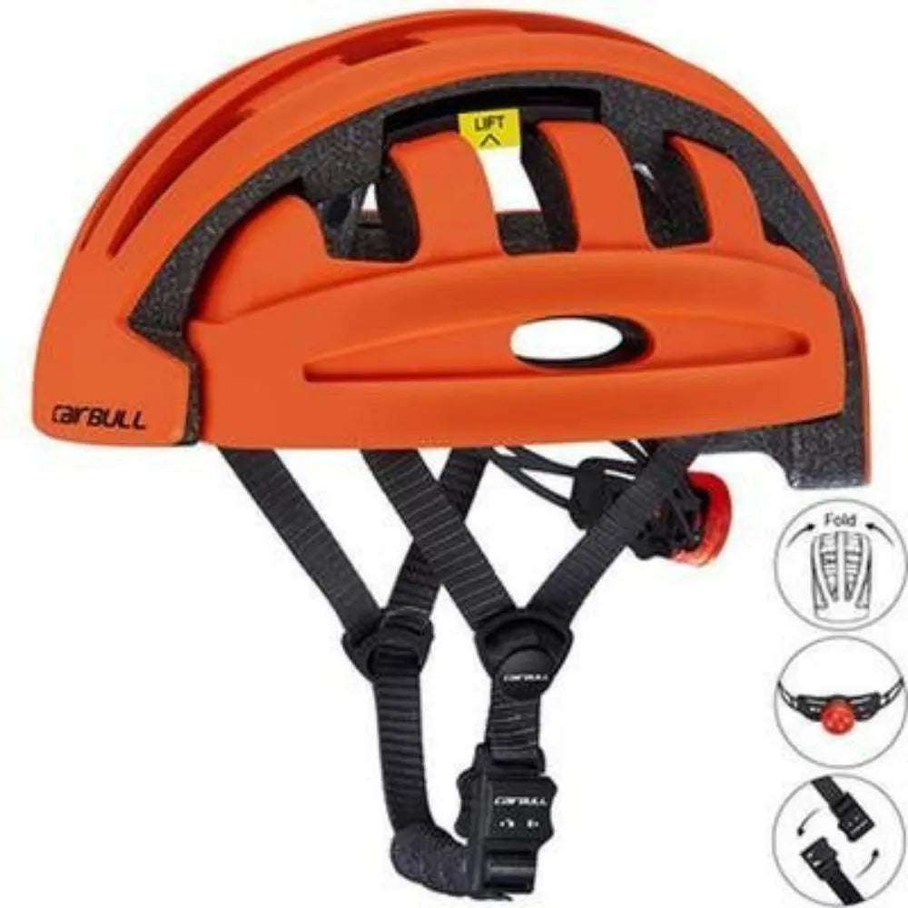 Foldable Bike Helmet Integrated Molding 18 Vents Breathable Safety
