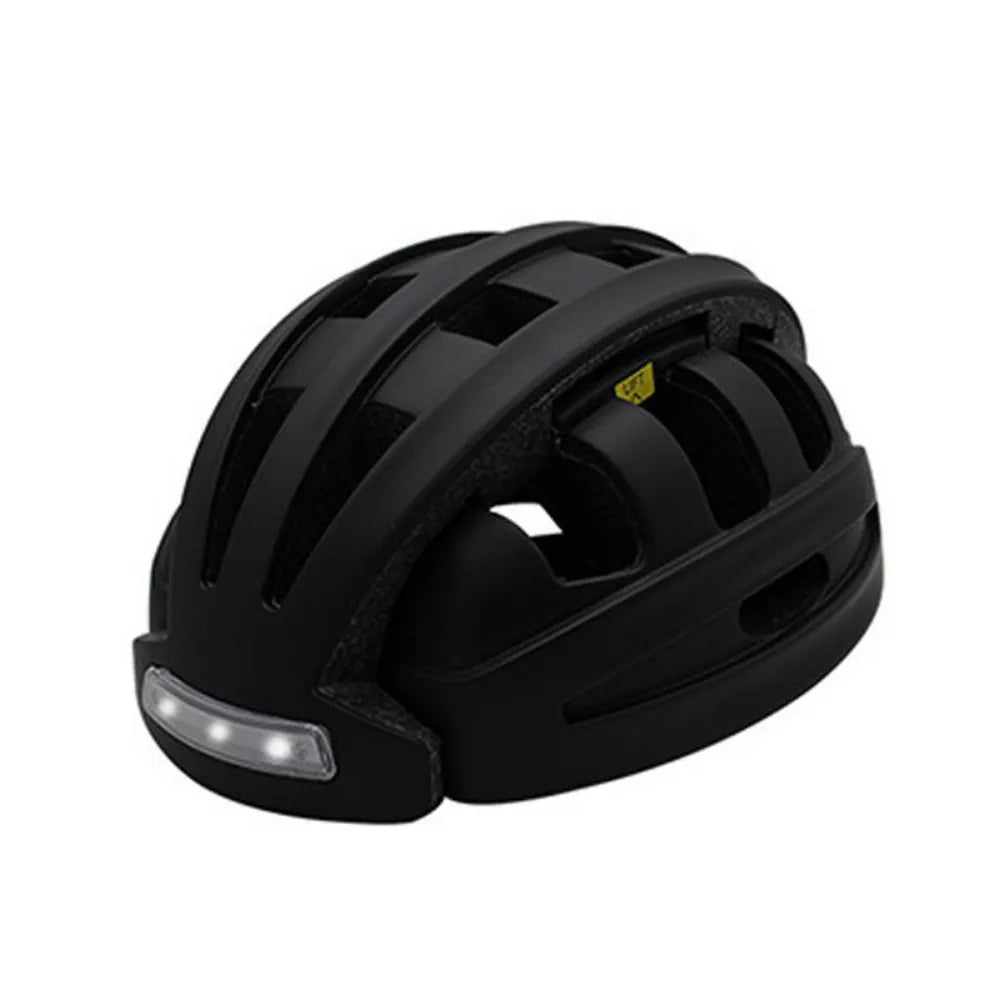 Foldable Safety Bike Helmet Portable Lightweight With LED Rear Light