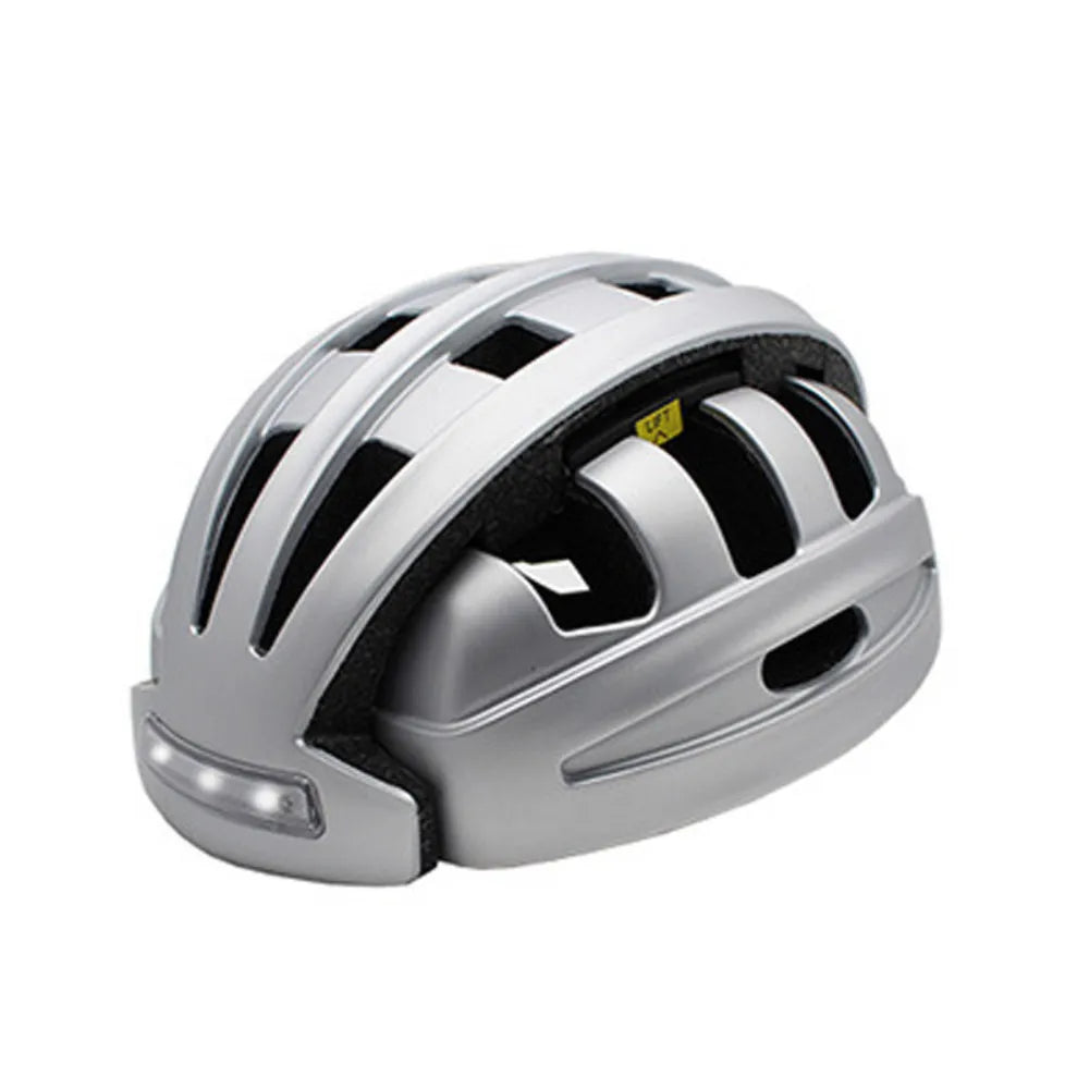 Foldable Safety Bike Helmet Portable Lightweight With LED Rear Light