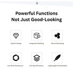 Foldable Safety Bike Helmet Portable Lightweight With LED Rear Light