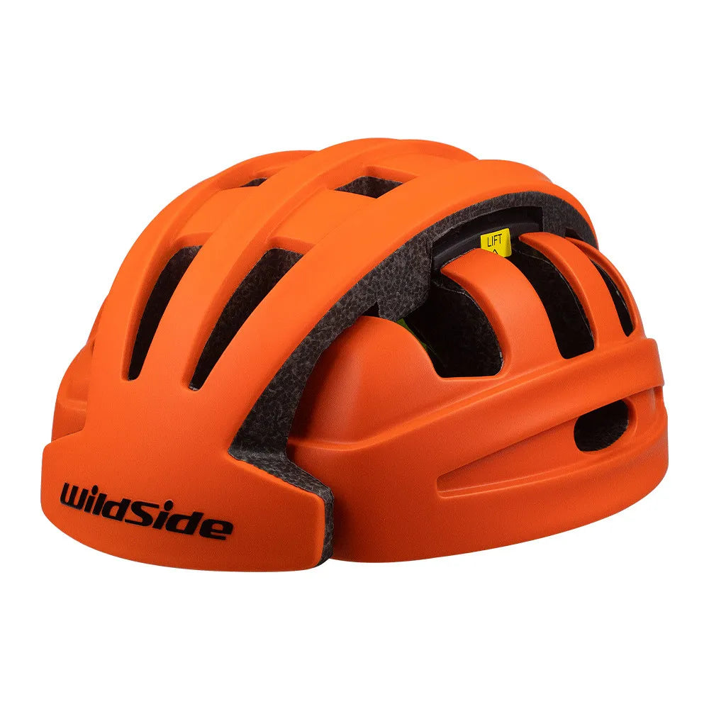 Foldable Safety Bike Helmet Portable Lightweight With LED Rear Light