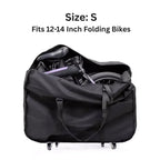 Folding Bike Bag with Universal Wheels