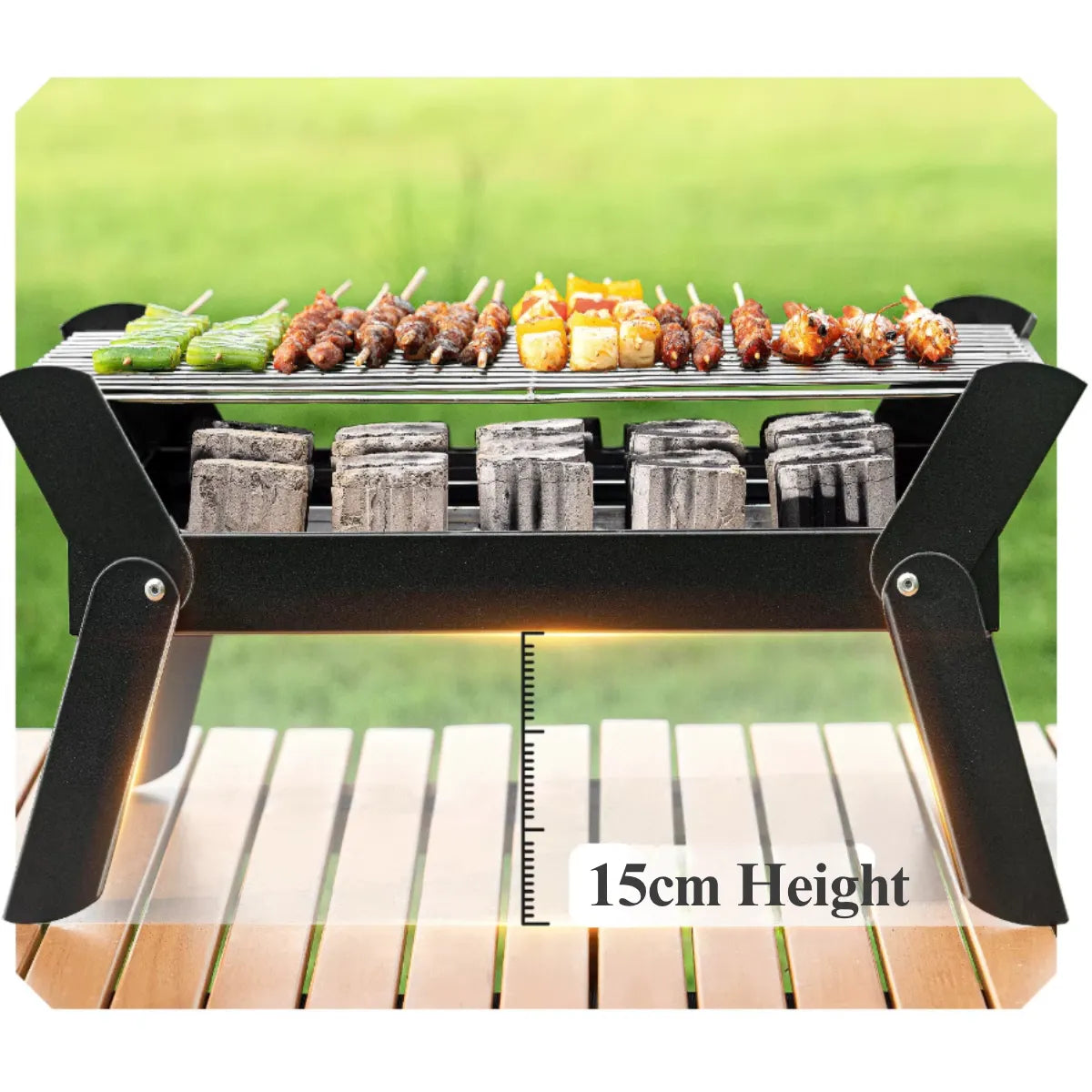 Folding Tabletop Portable Barbecue BBQ