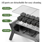 Folding Tabletop Portable Barbecue BBQ