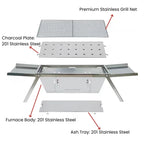 Folding BBQ Grill-5s Quick Setup