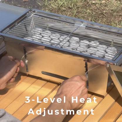 Folding BBQ Grill-5s Quick Setup