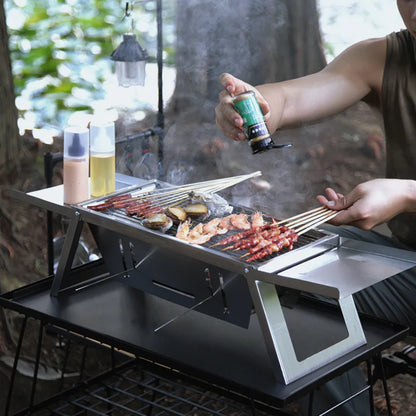 Folding BBQ Grill-5s Quick Setup