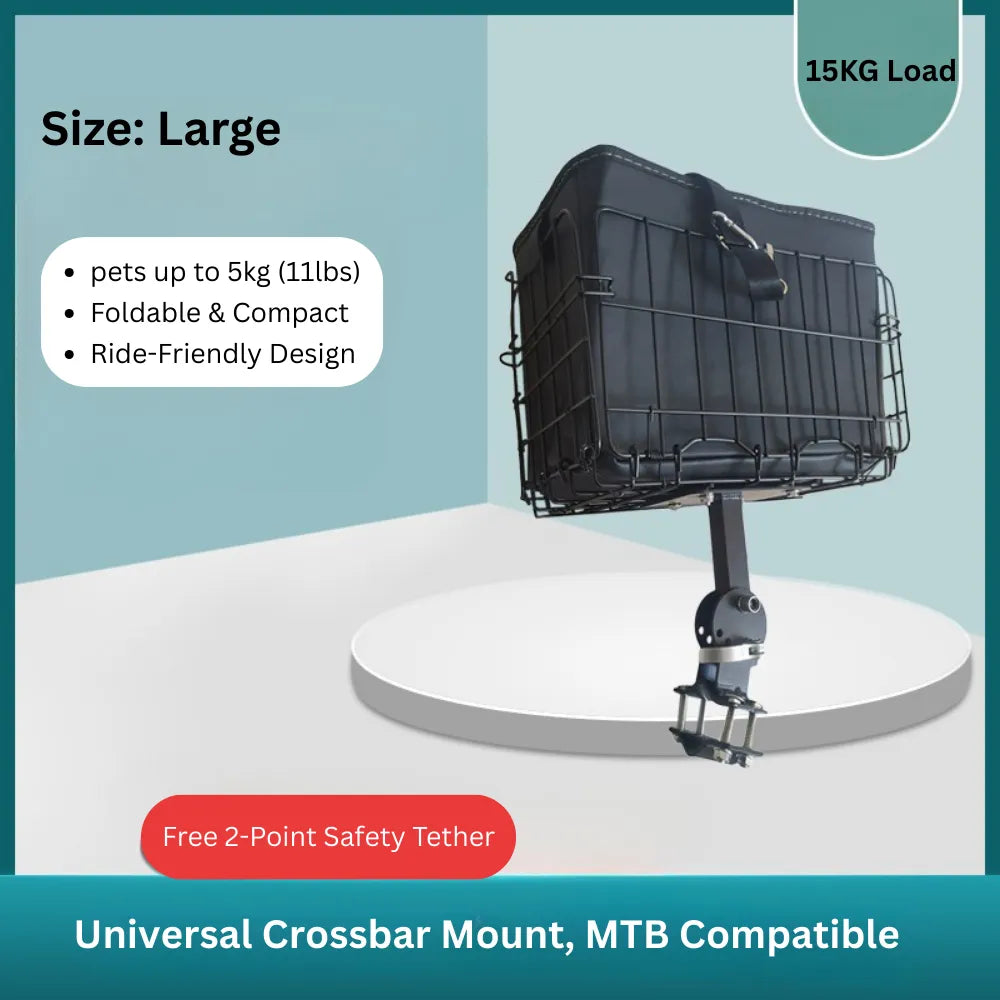 Front Beam Mounted Dog Carrier For Bike and MTB