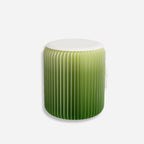 Eco Paper Folding Stool - Green/ White Gradient