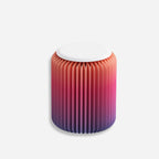 Eco Paper Folding Stool - Red / Purple Gradient