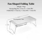 Little Foldable Table Compatible With Stoves For Backpacking