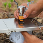 Little Foldable Table Compatible With Stoves For Backpacking