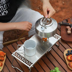 Little Foldable Table Compatible With Stoves For Backpacking