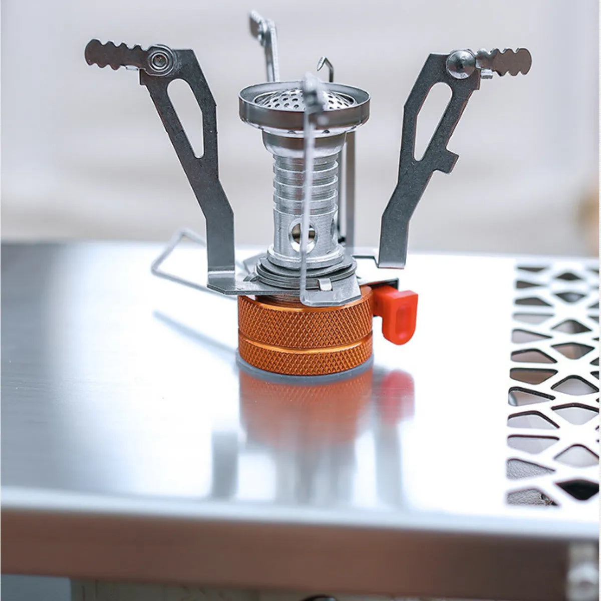 Little Foldable Table Compatible With Stoves For Backpacking